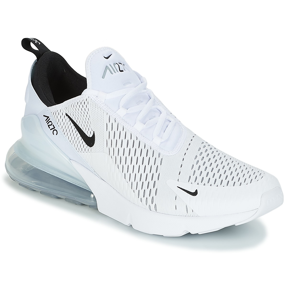 Nike AIR MAX 270 White / Black - Fast delivery | Spartoo Europe ...