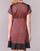 Clothing Women Short Dresses Sisley ZEBRIOLO Red / Black