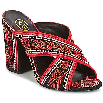 Shoes Women Sandals Ash LOLA Black / Red