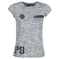 material Women short-sleeved t-shirts Philipp Plein Sport SITTIN OVER HERE Grey