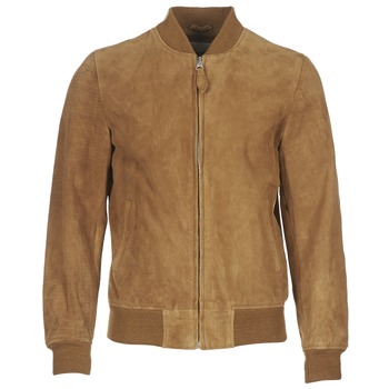 Clothing Men Leather jackets / Imitation leather Schott LC301 Cognac