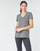 material Women short-sleeved t-shirts Under Armour TECH SSV - TWIST Black / Grey