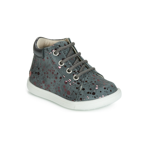 Shoes Girl High top trainers GBB NICKY Grey / Pink