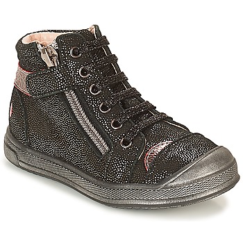 Shoes Girl High top trainers GBB DESTINY Black / Glitter
