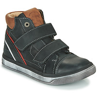 Shoes Boy High top trainers Catimini ROBBY Black