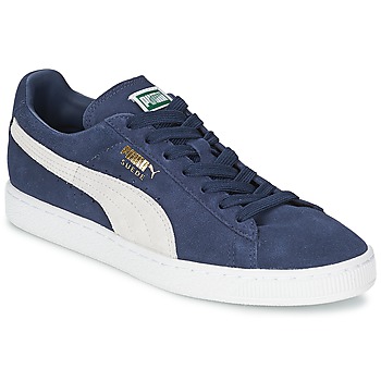 Shoes Low top trainers Puma SUEDE CLASSIC Blue / White
