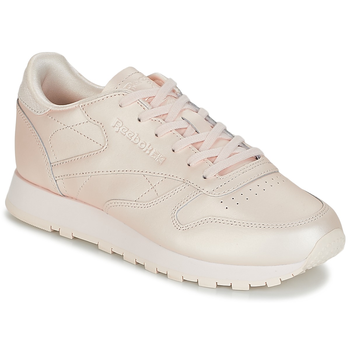 Reebok Classic Women Rose Gold-Toned Melted Metal Leather | islamiyyat.com