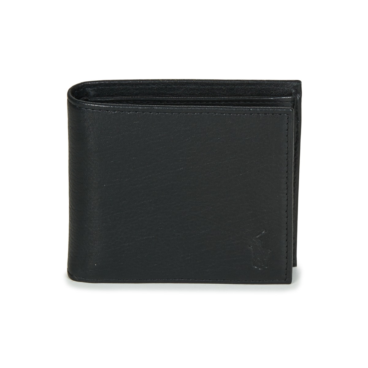 Polo Ralph Lauren EU BILL W/ C-WALLET-SMOOTH LEATHER Black - Fast delivery  | Spartoo Europe ! - Bags Wallets Men 98,00 €