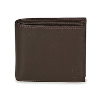 Bags Men Wallets Polo Ralph Lauren EU BILL W/ C-WALLET-SMOOTH LEATHER Brown