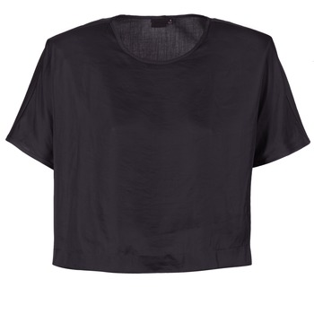 material Women Blouses G-Star Raw COLLYDE WOVEN TEE Black
