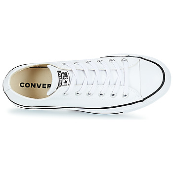Converse CHUCK TAYLOR ALL STAR LIFT CLEAN OX LEATHER White
