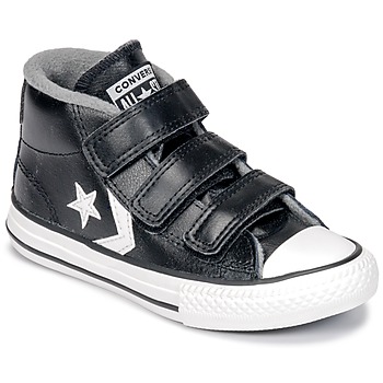 Shoes Children High top trainers Converse STAR PLAYER 3V MID  black / Mason / Vintage / White
