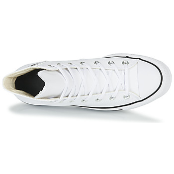 Converse CHUCK TAYLOR ALL STAR LIFT CLEAN LEATHER HI White