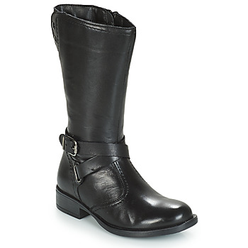 Shoes Girl Boots André HIVER Black