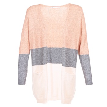 Clothing Women jumpers Only ONLQUEEN Pink / Grey