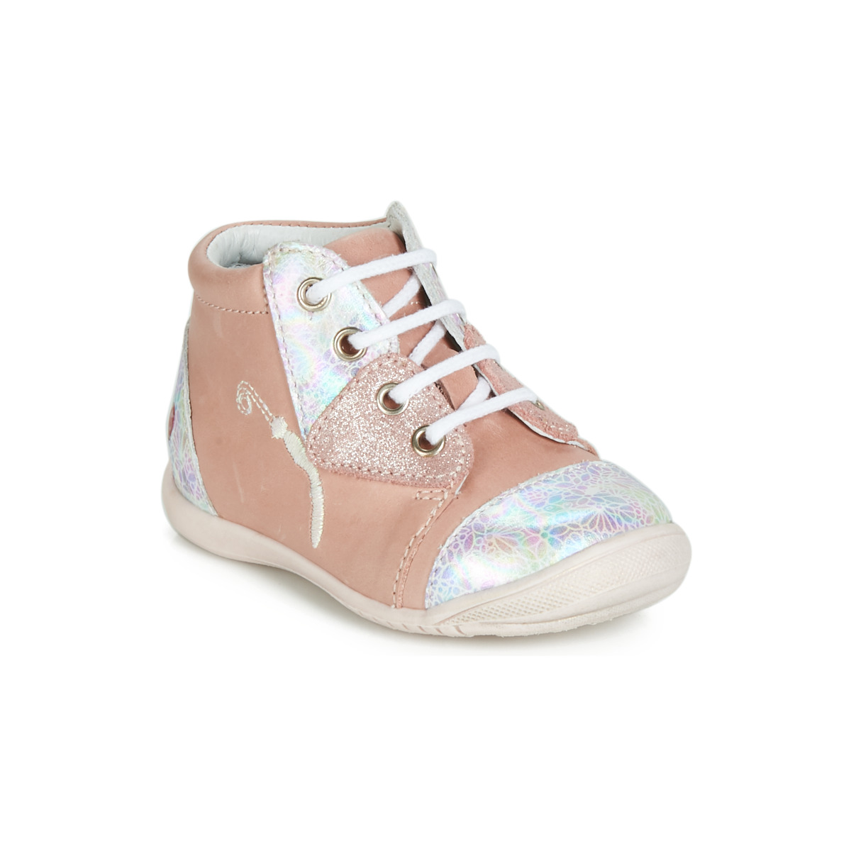 Shoes Girl High top trainers GBB VERONA Pink