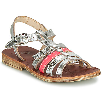 Shoes Girl Sandals GBB BANGKOK Silver / Pink