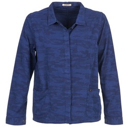 material Women Jackets / Blazers Lee CAMO Blue