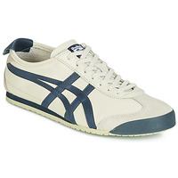 Shoes Low top trainers Onitsuka Tiger MEXICO 66 LEATHER Beige / Blue